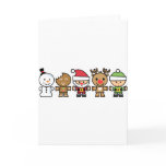 Yay For Colour Five Xmas Characters cards