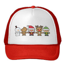 Yay For Colour Five Xmas Characters Trucker Hats