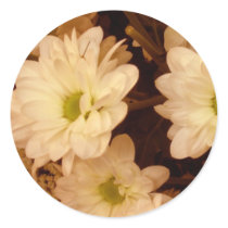 Ye olde time flowers sticker