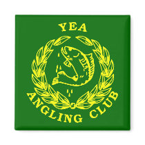 Yea Angling Club Magnet - Square
