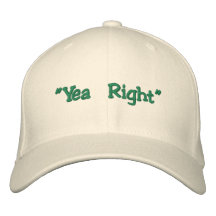 "Yea Right" Edward McGee Flex-Fit Hat Baseball Cap