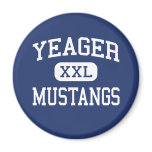 Yeager Mustangs Middle Douglasville Georgia Magnets