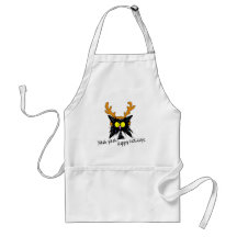 "Yeah Yeah...Happy Holidays" Aprons