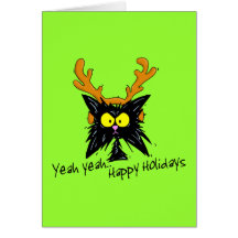 "Yeah Yeah...Happy Holidays" Cards
