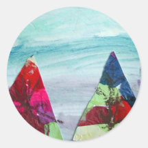 year 2 round sticker