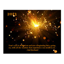 Year End Wisdom Post Card