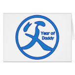Year Of Daddy Greeting Card