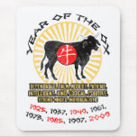 Year of Ox Qualities Mousepad