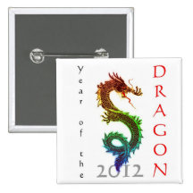 Year of the Dragon 2012 Button