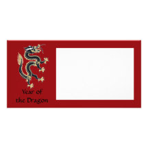 Year of the Dragon Custom Photo Card