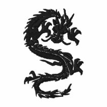 Year of The Dragon Embroidered