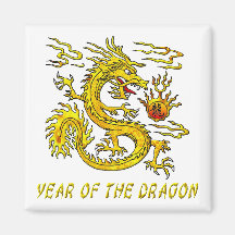 Year Of The Dragon Refrigerator Magnet