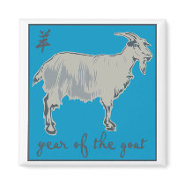 Year Of The Goat Refrigerator Magnets