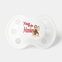 Year Of The Monkey Baby Pacifier