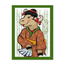 Year of the Ox 2009 Post Card