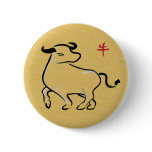 Year of the Ox buttons