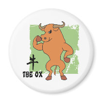Year Of The Ox Gift Fridge Magnets