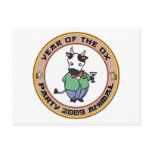 Year of The Ox Gift Postcard