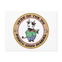 Year of The Ox Gift Postcard