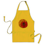 Year of the Ox: Gold and Red aprons