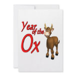 Year Of The Ox invitations