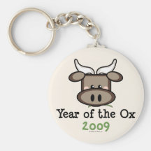 Year Of The Ox Key Chain