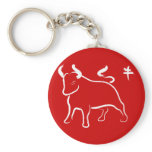 Year of the Ox keychains