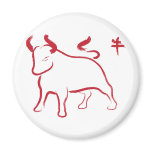Year of the Ox magnets