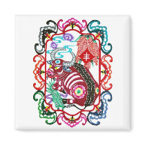 Year of the OX Refrigerator Magnet