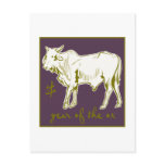 Year Of The Ox postcards