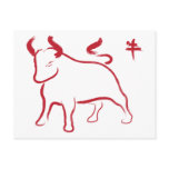 Year of the Ox postcards