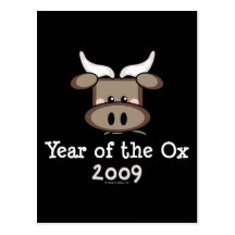 Year Of The Ox Postcard