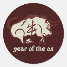 year of the ox sticker