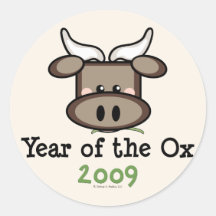 Year of the Ox Sticker