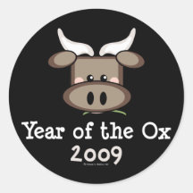Year Of The Ox Sticker