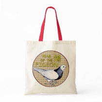 Year of the Pigeon Canvas Bags