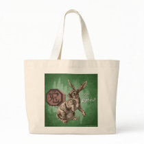 Year of the Rabbit Bag, green background