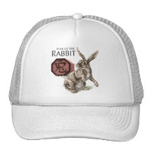 Year of the Rabbit Chinese Zodiac Astrology Mesh Hat