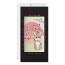 Year of the Rabbit Photo Card