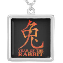 Year of the Rabbit Symbol Necklace
