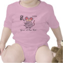 Year of the Rat Infant Onesie/Creeper t-shirts