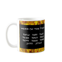Year of the Tiger: Gold and Red Mugs