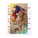 Year of the Tigress postcard