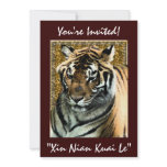 Year of Tiger Party Invitation