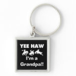 Yee Haw I'm a Grandpa T-shirts and Gifts keychains