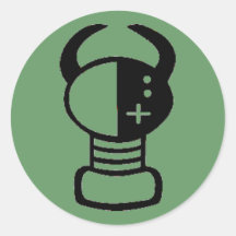 Yei dot round sticker