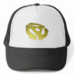 Yellow 3D 45 RPM Adapter hats