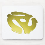 Yellow 3D 45 RPM Adapter