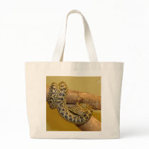 Yellow Anaconda Canvas Bag