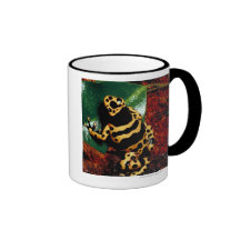 Yellow and Black Frog Coffee Mug